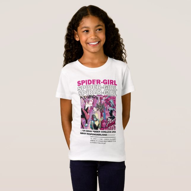 T-Shirt Spinne Mädchen (Vorne ganz)