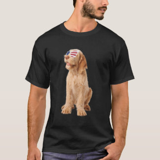 T-shirt Spinone Italiano Portant des lunettes de soleil 4