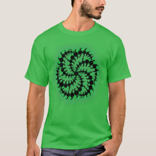 T-shirt Spirale fractale
