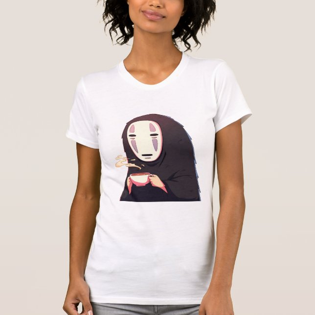 T-shirt spirale - masque dessin animé (Devant)