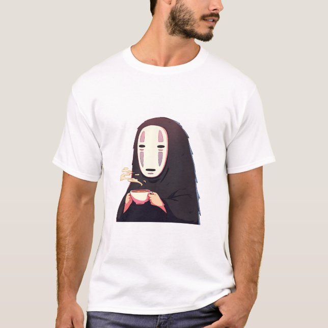 T-shirt spirale - masque dessin animé (Devant)