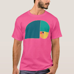 T-shirt Spirale vintage de Fibonacci