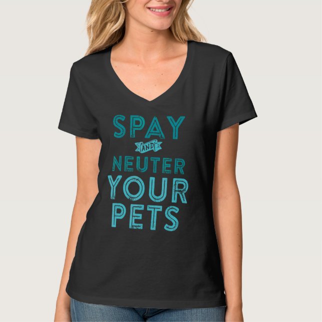 T-shirt Spirer Et Neutraliser Vos Animaux (Devant)