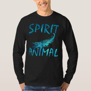 T-shirt Spirit Animal Crocodile Alligator Pour Hommes Femm
