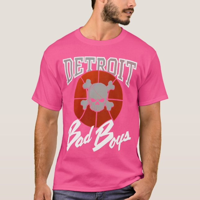 T-shirt Spirit Of Detroit Detroit Michigan Pistons Red Win (Devant)