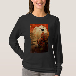 T-shirt Spiritualité de geisha du temple japonais