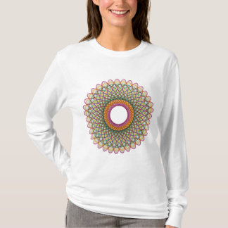 T-shirt Spirograph Pride Pattern: Pan