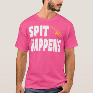 T-shirt Spit Happy Trombone Marching Band Orchestr