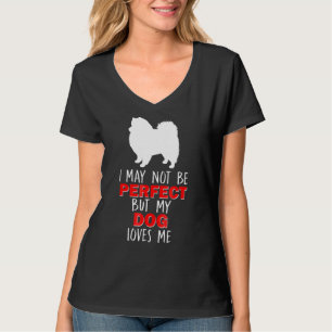 T-shirt Spitz Eskimo Américain Je Ne Suis Peut-Être Pas Pa