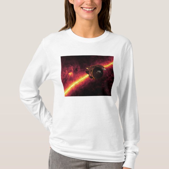 T-shirt Spitzer vu contre le ciel infrarouge 2 (Devant)