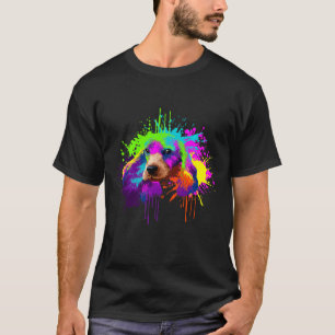 T-shirt Splash Art Cocker Spaniel Chien Propriétaire Idea 