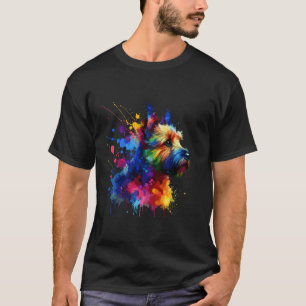 T-shirt Splash Art Norwich Terrier