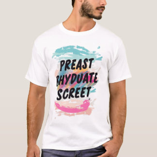 T-shirt "Splash couleur Abstrait - Minimal Art Tee"