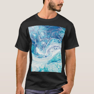 T-shirt Splash couleur : Acrylique Abstrait Arrière - plan