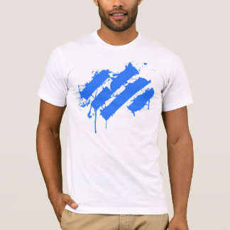 T-shirt Splatter blue