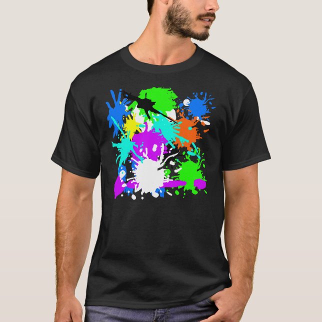 T-shirt Splatter paintball shirt (Devant)