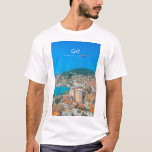 T-shirt Split, Croatie - Ville côtière