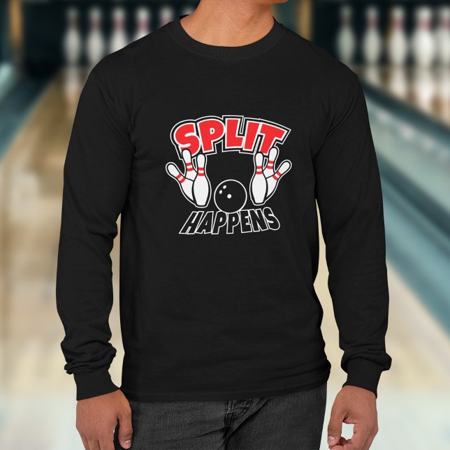 T-shirt Split Happens Bowling (Créateur téléchargé)