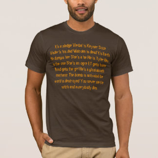 T-shirt Spoilers de film