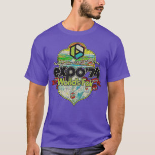 T-shirt Spokane Expo 74 Worlds Fair Crest 1974