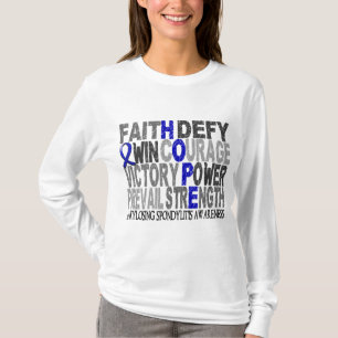 T-shirt Spondylarthrite ankylosante de collage de mot