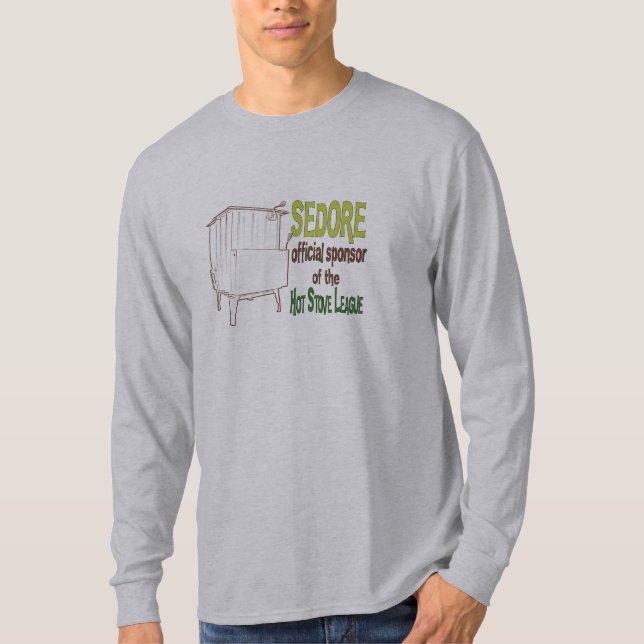 T-shirt Sponsor officiel de la ligue de poêle chaude (Devant)