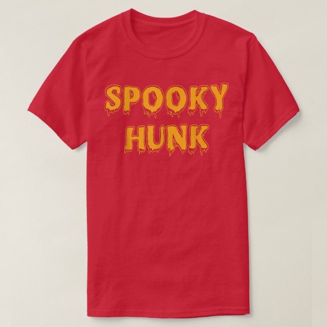 T-shirt Spooky Babe Spooky Hunk Funny Matching Couples Hal (Design devant)