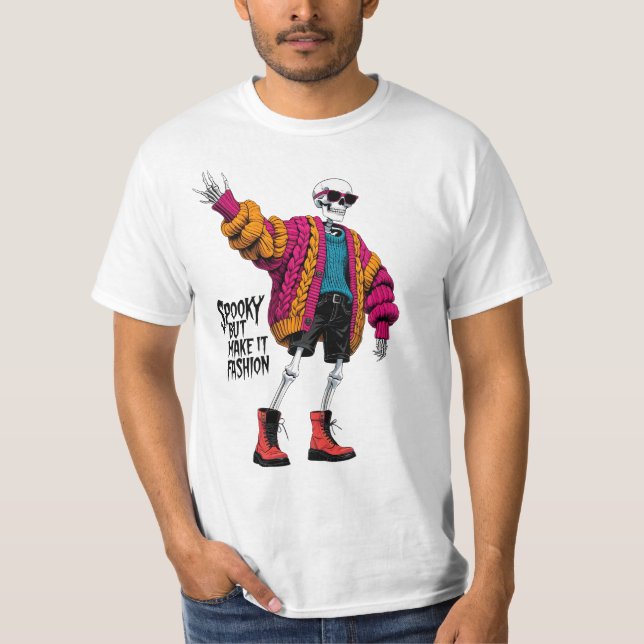 T-shirt Spooky But Make It Fashion Funny Halloween (Devant)