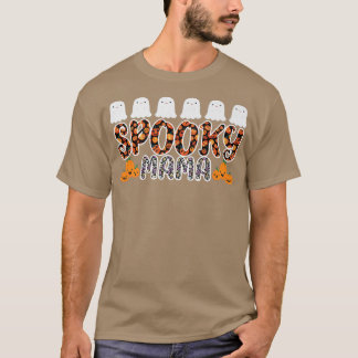 T-shirt Spooky Mama Scary Halloween Mom Spooky Premium 