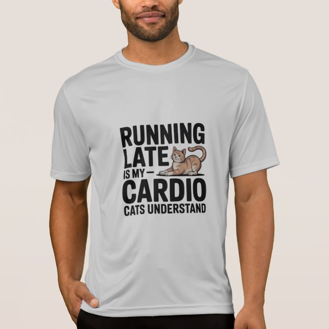 T-shirt sport avec cat de Witty (Devant)