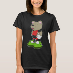 T-shirt Sport de football américain de chien