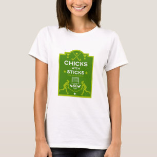 T-shirt Sport de hockey sur gazon féminin