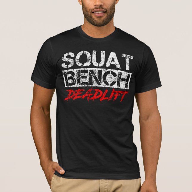 T-shirt Sport de levage à l'entraînement sur l'aérosol (Devant)