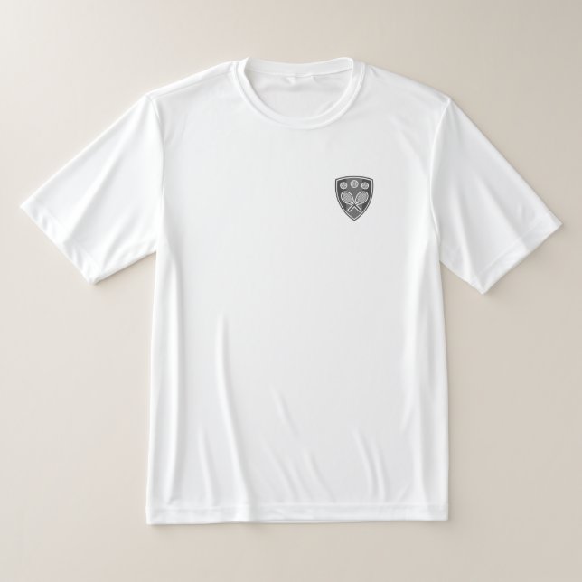 T-shirt Sport de tennis en polyester pour hommes (Poser)
