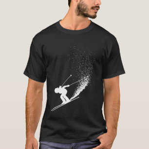 T-shirt Sport d'hiver de ski Skieur Ski 1