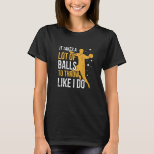 T-shirt Sport École Dodgeball Pour Un Teamplayer Dodgeball