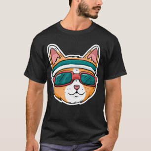 T-shirt Sport Fitness Chat Kitty Chaton  Amusement