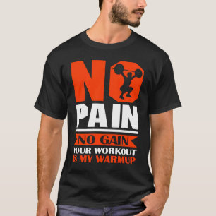 T-shirt Sport Fitness entraînement musculation haltère