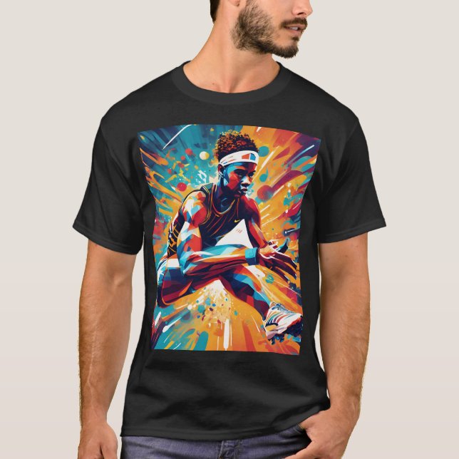 T-shirt sport long saut (Devant)