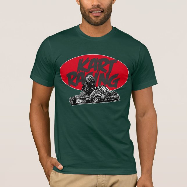 T-shirt Sport mécanique de kart (Devant)