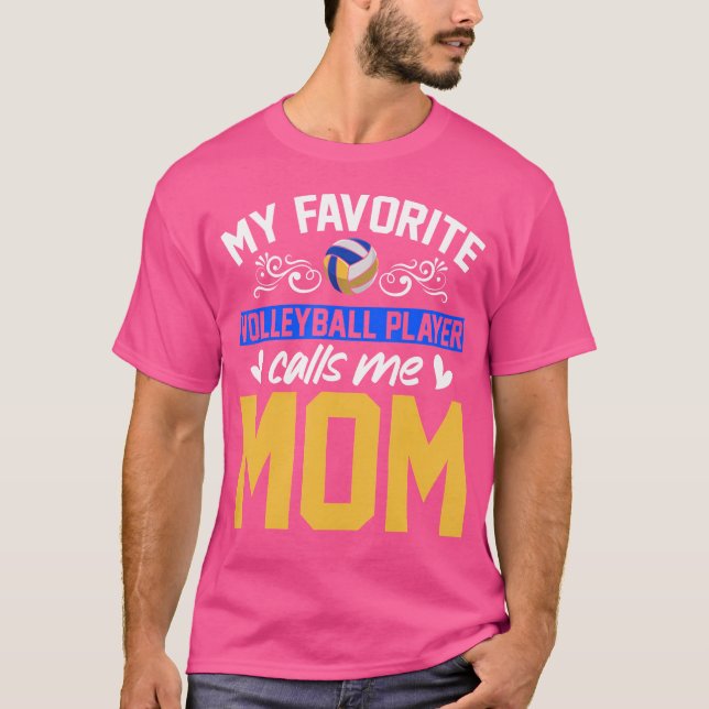 T-shirt Sport Mères Jour Volley Joueur Maman Volley-ball (Devant)