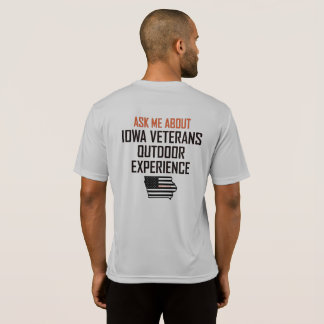 T-shirt Sport-Tek pour les vétérans de l'Iowa Expé