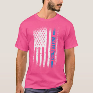 T-shirt Sport Us Drapeau Polo