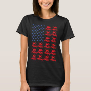T-shirt Sport Us Drapeau Sprint Voiture Course 5