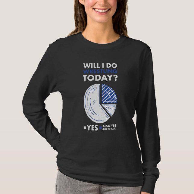T-shirt Sport Will I Do Wrestling (Devant)