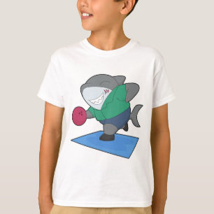 T-shirt Sports boule de bowling requin