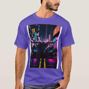 T-shirt Sports Dark Neon en japonais Neon City 17