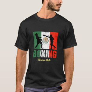 T-shirt Sports de boxe de style Vintage mexicain