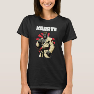 T-shirt Sports de combat Karaté Gorille