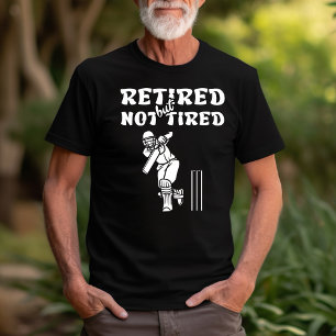 T-shirt Sports de cricket de retraite à la retraite à la r